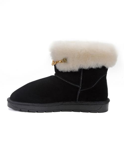 Gooce Snowboots 'Gertrude'  guld / sort / uldhvid