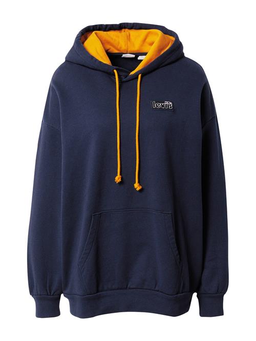 LEVI'S ® Sweatshirt 'Prism Hoodie'  mørkeblå / gul