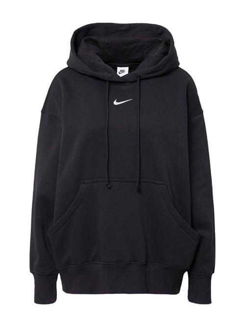 Nike Sportswear Sweatshirt 'Phoenix Fleece'  sort / hvid