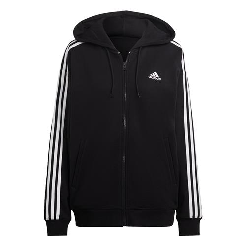 ADIDAS SPORTSWEAR Sportssweatjakke 'Essentials'  sort / hvid