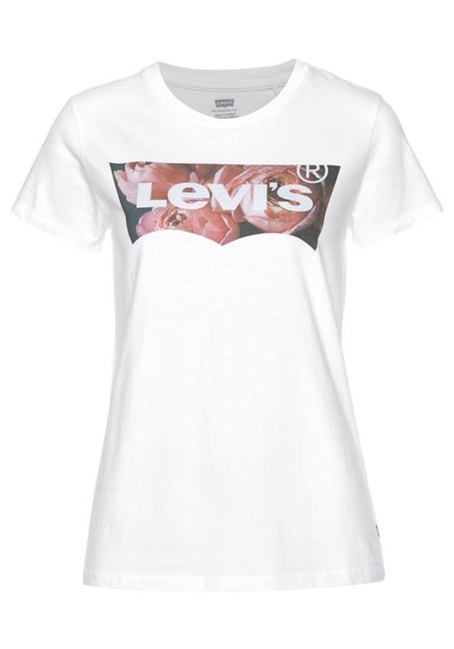 Se LEVI'S ® Shirts 'The Perfect Tee'  gammelrosa / sort / hvid ved About You