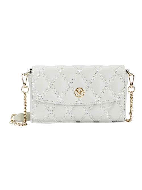 Se Victoria Hyde Skuldertaske ' Pearl quilted '  guld / hvid ved About You