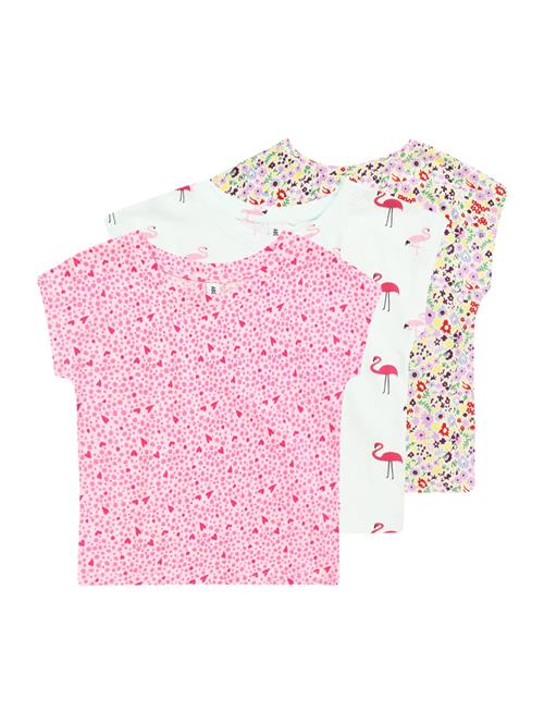 Se ABOUT YOU Bluser & t-shirts 'Florina'  mint / lilla / pink / hvid ved About You