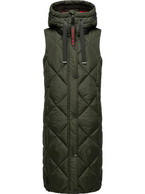 NAVAHOO Vest 'Schnuckel'  khaki / grenadine / sort