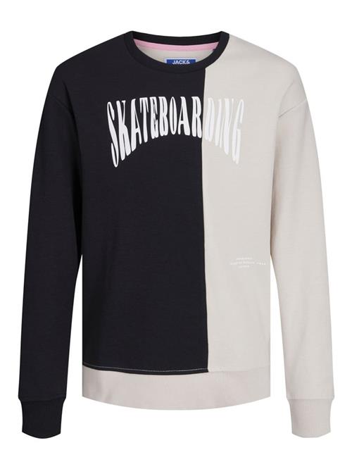 Jack & Jones Junior Sweatshirt  sort / hvid / uldhvid