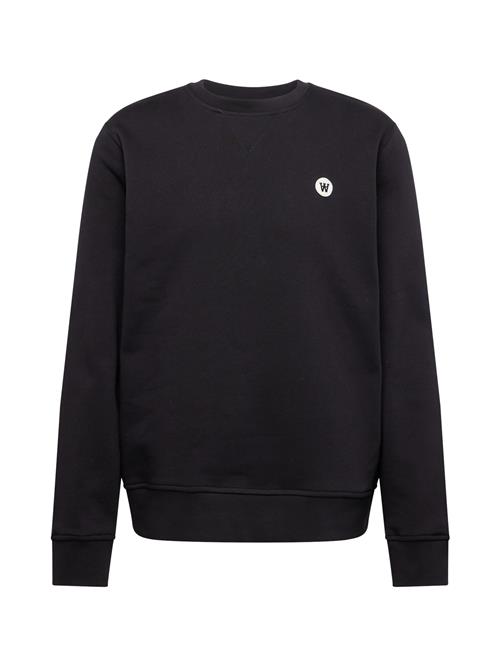 WOOD WOOD Sweatshirt 'Tye'  sort / hvid