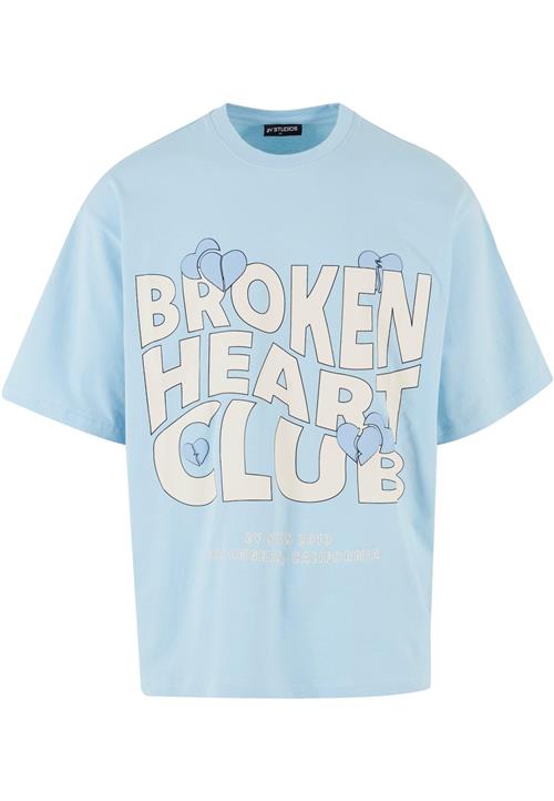 2Y Studios Bluser & t-shirts 'Broken Heart Club'  creme / lyseblå / sort