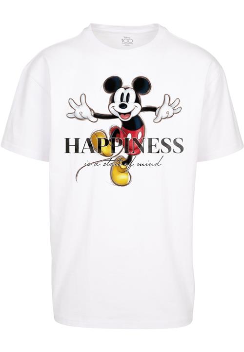 MT Upscale Bluser & t-shirts 'Disney 100 Mickey Happiness'  safran / brandrød / sort / hvid