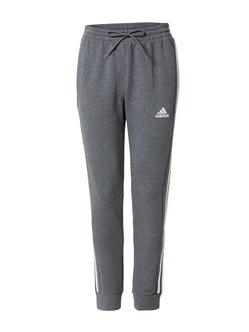 ADIDAS SPORTSWEAR Sportsbukser 'Essentials'  grå / hvid