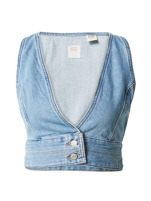 Se LEVI'S ® Overdel 'Raine Denim Crop Top'  blue denim ved About You