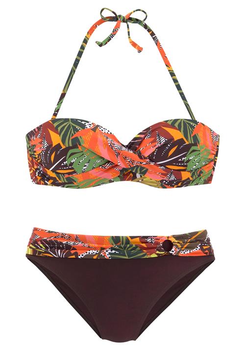 VIVANCE Bikini  choko / gul / grøn / orange