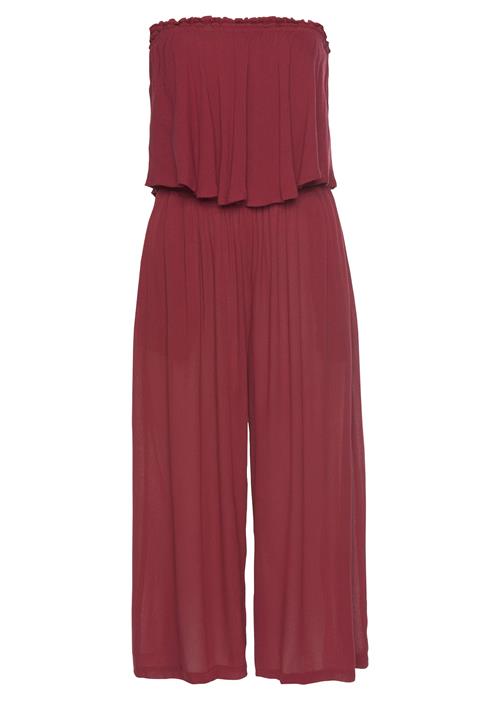 VIVANCE Jumpsuit  vinrød