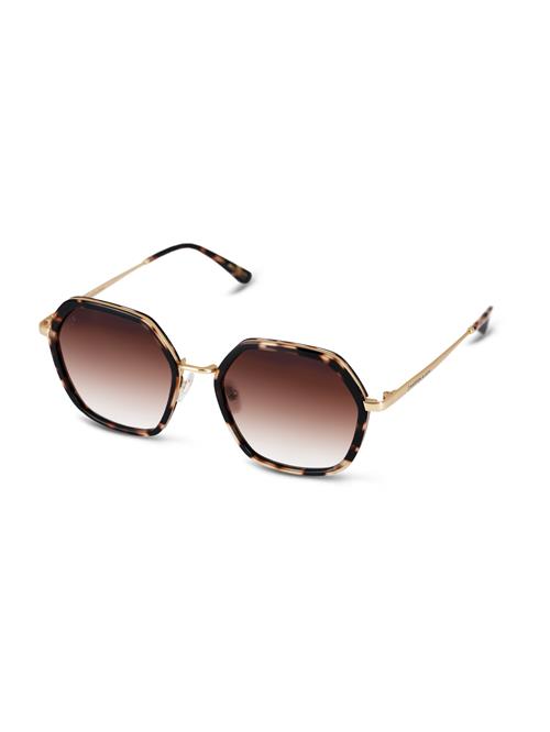 Kapten & Son Solbriller 'Amsterdam Edge Umber Tortoise Brown'  brun / guld