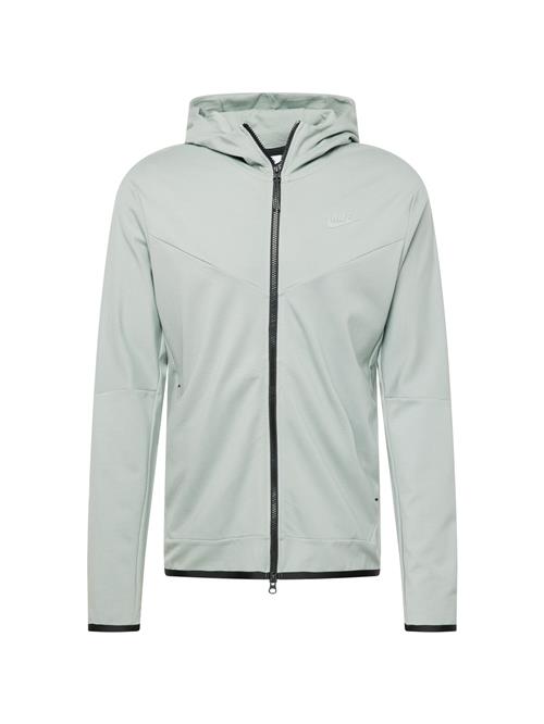 Nike Sportswear Sweatjakke  pastelgrøn / sort