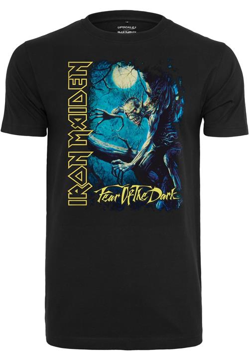 MT Upscale Bluser & t-shirts 'Iron Maiden Fear of the dark'  blå / navy / gul / sort