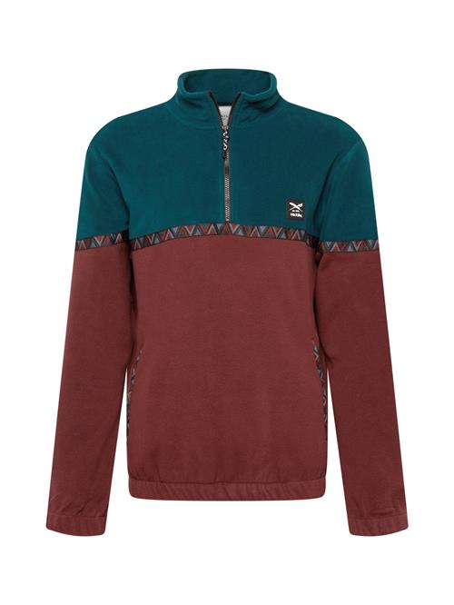 Iriedaily Pullover 'Monte Noe'  petroleum / rustrød