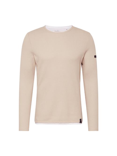 Key Largo Pullover 'STEFANO'  mørkebeige / sort / hvid