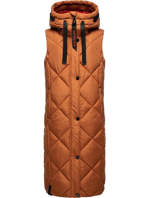 NAVAHOO Vest 'Schnuckel'  cognac / grenadine / sort