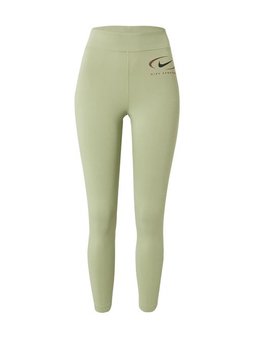 Nike Sportswear Leggings 'Swoosh'  brun / grøn / sort