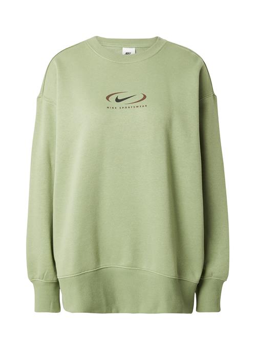 Se Nike Sportswear Sweatshirt 'Swoosh'  grøn / sort ved About You