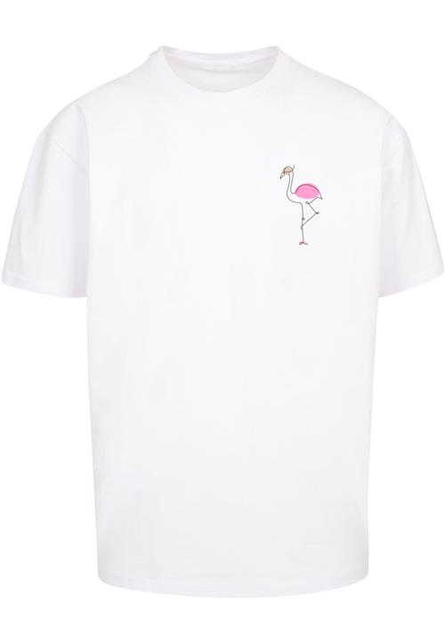 Merchcode Bluser & t-shirts 'Flamingo'  pink / sort / hvid