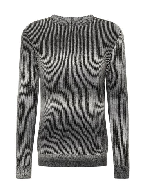 QS Pullover  antracit / lysegrå