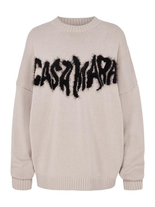 Casa Mara Pullover 'Fluffy Sleeve'  taupe