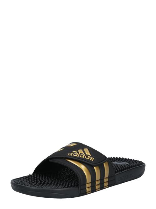 ADIDAS SPORTSWEAR Pantoletter 'Adissage'  guld / sort