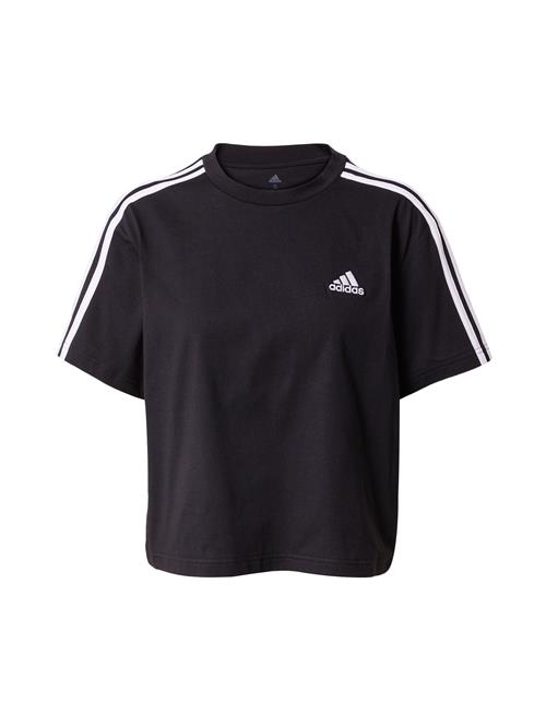 Se ADIDAS SPORTSWEAR Funktionsbluse 'Essentials'  sort / hvid ved About You