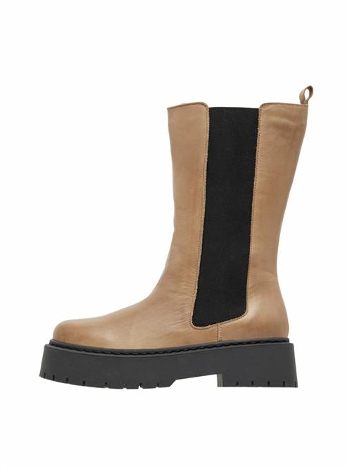 Se Bianco Chelsea Boots  lysebeige / sort ved About You