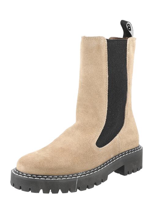 Bianco Chelsea Boots 'GUNNA'  beige / sort