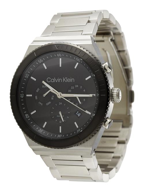 Calvin Klein Analogt ur  sort / sølv