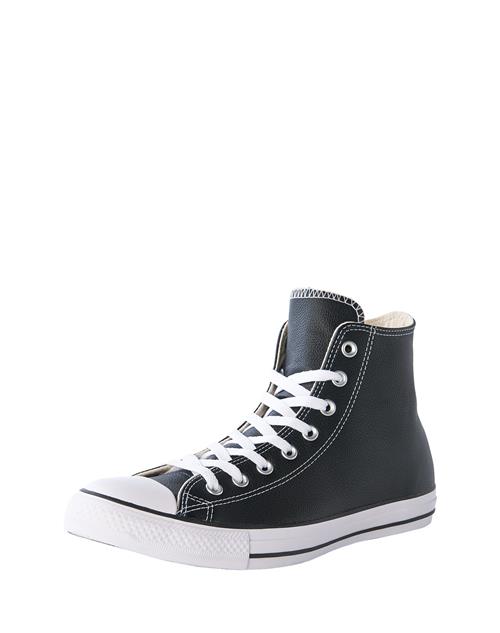 CONVERSE Sneaker high 'CHUCK TAYLOR ALL STAR CLASSIC HI LEATHER'  sort / hvid-meleret