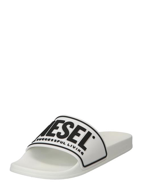 DIESEL Pantoletter 'Mayemi'  sort / hvid