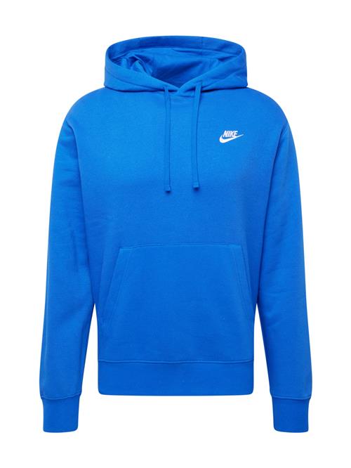 Nike Sportswear Sweatshirt 'Club Fleece'  blå / hvid