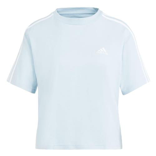 ADIDAS SPORTSWEAR Funktionsbluse 'Essentials 3-Stripes'  lyseblå / hvid