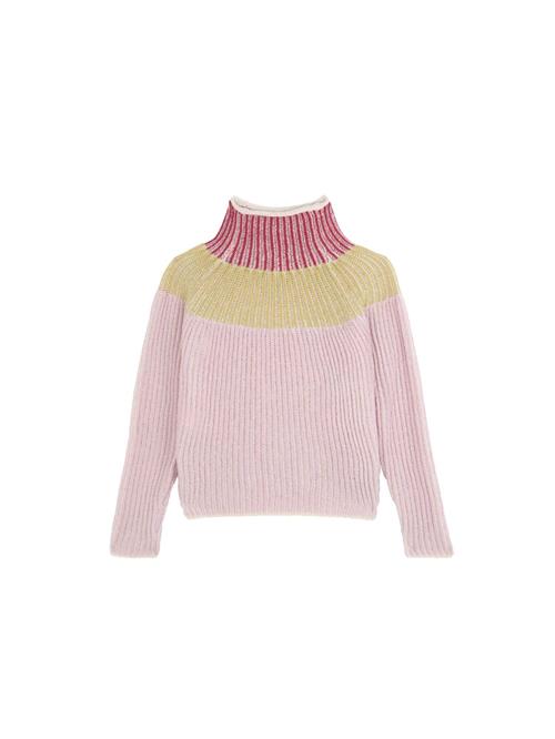 Scalpers Pullover  gul / pink / rosé / hvid