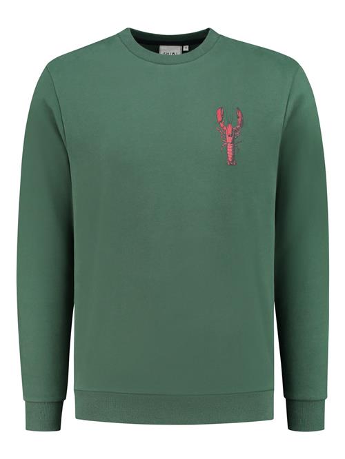 Shiwi Sweatshirt 'Lobster'  mørkegrøn / rød