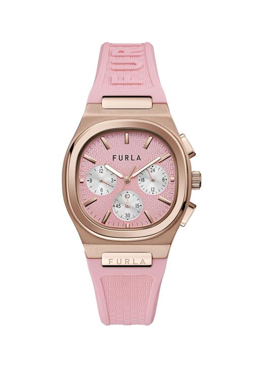 Se FURLA Analogt ur  guld / lys pink / hvid ved About You