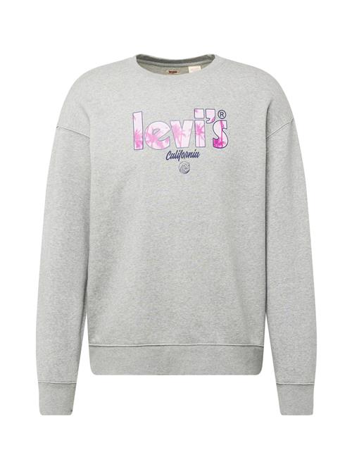 Se LEVI'S ® Sweatshirt 'Relaxd Graphic Crew'  navy / grå-meleret / lilla / pastellilla ved About You