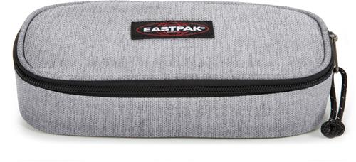 EASTPAK Etui 'Oval Single'  grå / blodrød / sort / hvid