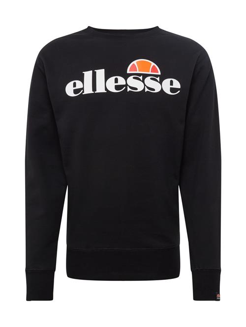 Se ELLESSE Sweatshirt 'Succiso'  mandarin / grenadine / sort / hvid ved About You