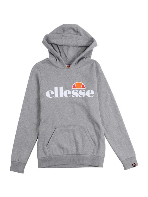 Se ELLESSE Sweatshirt 'Jero'  grå / orange / lys rød / hvid ved About You