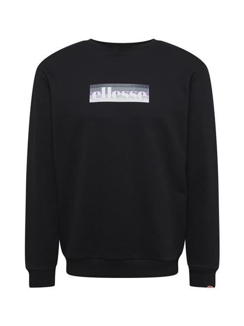 Se ELLESSE Sweatshirt 'Kikoni'  grå / lyselilla / sort / hvid ved About You