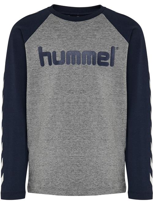 Hummel Funktionsskjorte  navy / grå-meleret / hvid