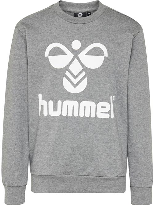 Hummel Sportsweatshirt 'Dos'  grå-meleret / hvid