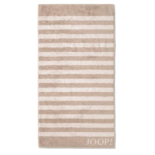 JOOP! Lille håndklæde 'Stripes'  beige / lysebeige