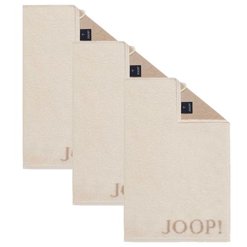 JOOP! Håndklæde 'Cornflower'  creme / chamois