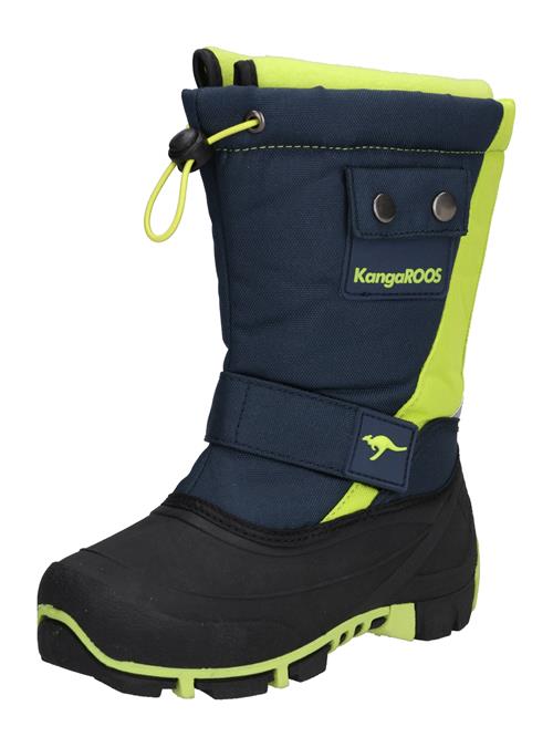 Se KangaROOS Snowboots 'Kanga-Bean II'  navy / lime ved About You