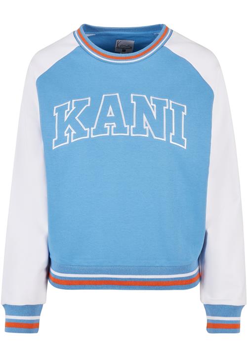 Se Karl Kani Sweatshirt  lyseblå / hummer / hvid ved About You